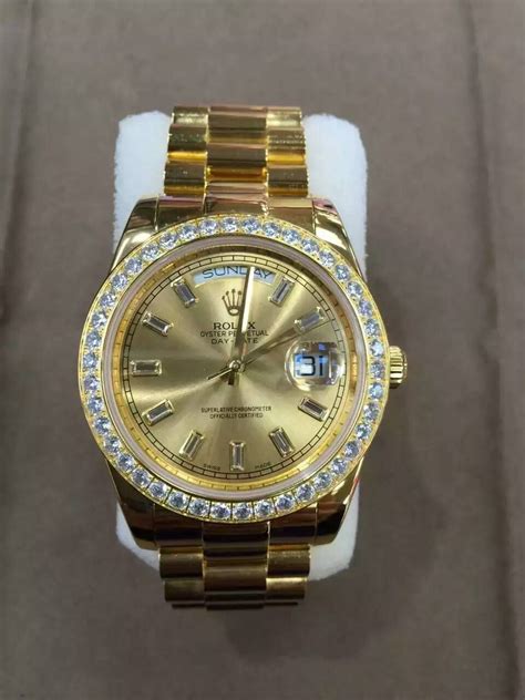 rolex watch silver gold|rolex 24k gold watch.